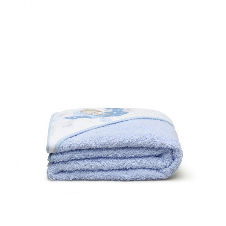 Capa de baño para bebes azul