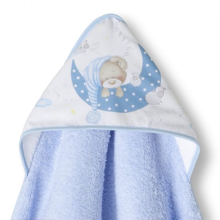 Capa de baño para bebes azul