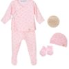 Set nacimiento para bebe rosa